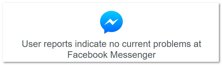 Check if Facebook Messenger is down
