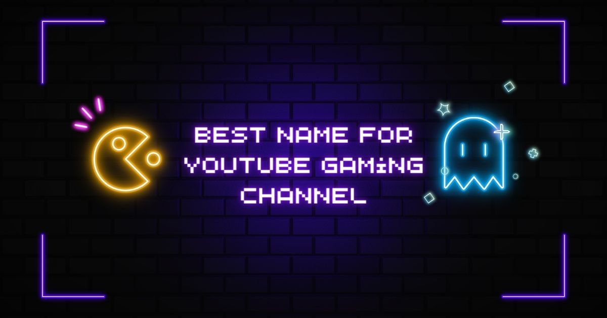 Youtube gaming channel name ideas list