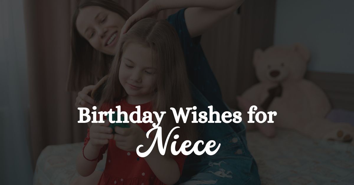 Birthday wishes for niece from uncle and aunt