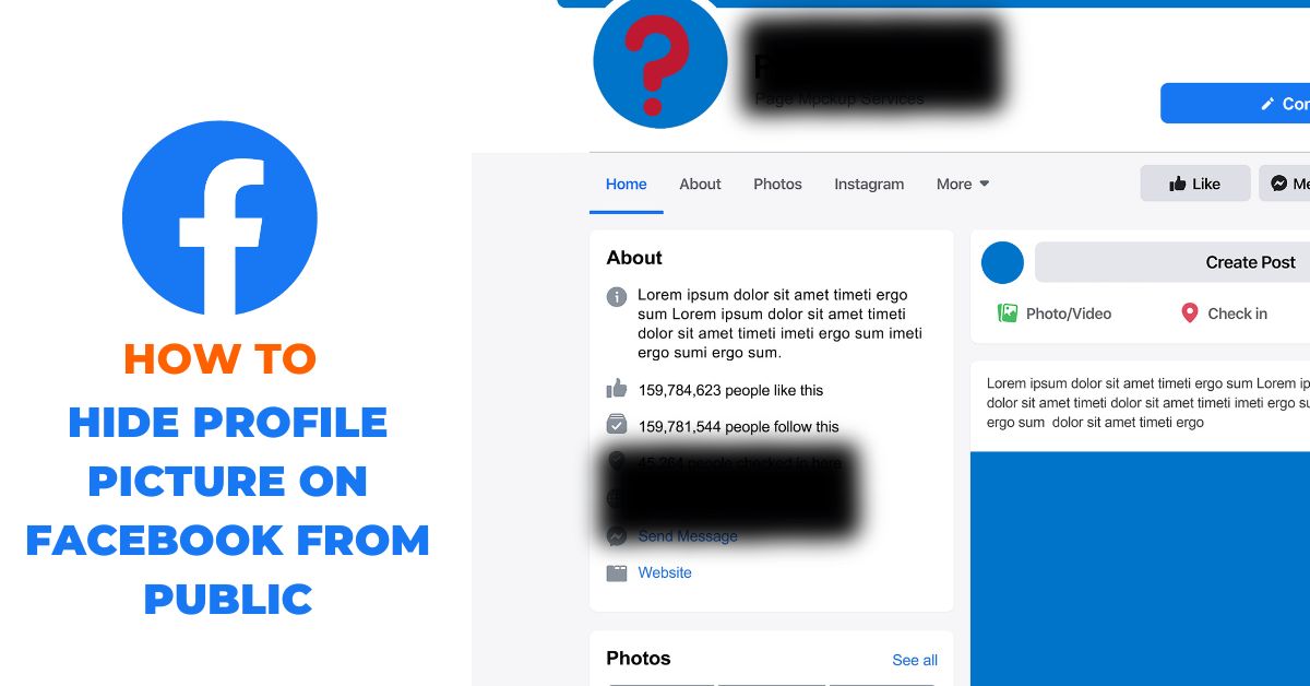 How to Hide Profile Picture on Facebook from Public